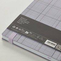 Hugo Boss A5 Checkered Lilac Lined Notebook