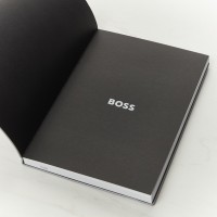 Hugo Boss A5 Checkered Lilac Lined Notebook