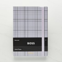 Hugo Boss A5 Checkered Lilac Lined Notebook