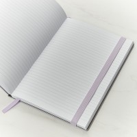 Hugo Boss A5 Checkered Lilac Lined Notebook
