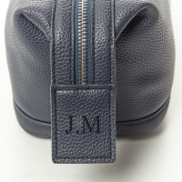 Hugo Boss Classic Navy Grained Toiletry Bag