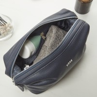 Hugo Boss Classic Navy Grained Toiletry Bag