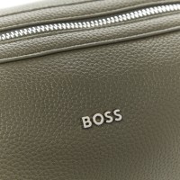 Hugo Boss Classic Khaki Grained Toiletry Bag