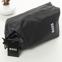 Hugo Boss Classic Khaki Grained Toiletry Bag