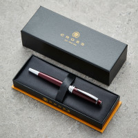 personalised Cross Bailey Medalist Red Fountain Pen