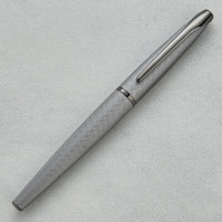 personalised Cross ATX Brushed Metallic Gray Fountain Pen 