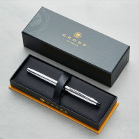 personalised Cross Century II Lustrous Chrome Fountain Pen