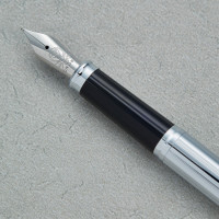 personalised Cross Century II Lustrous Chrome Fountain Pen