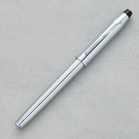 personalised Cross Century II Lustrous Chrome Fountain Pen