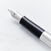 Parker Sonnet Stainless Steel Chrome Trim Fountain Pen