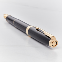 Parker Sonnet Black Gold Trim Fountain Pen
