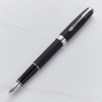 Parker Sonnet Matt Black Chrome Trim Fountain pen