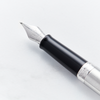 Waterman Hemisphere Stainless Steel Chrome Trim Fountain Pen