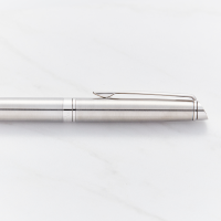 Waterman Hemisphere Stainless Steel Chrome Trim Fountain Pen
