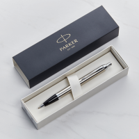 Parker IM Ballpoint Pen - Stainless Steel - Chrome Trim