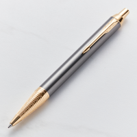 Parker IM Premium Pioneer Arrow Gold Trim Ballpoint Pen