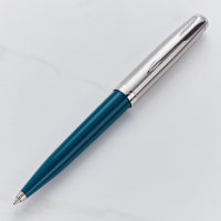 Parker 51 Teal Blue Ballpoint Pen