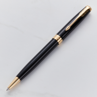 Parker Sonnet Black With Gold Trim Ballpoint Pen