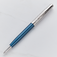 Parker Sonnet Premium Metal & Blue Ballpoint Pen
