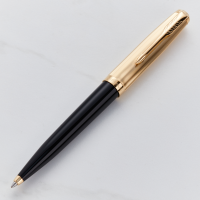 Parker 51 Delux Gloss Black Ballpoint Pen