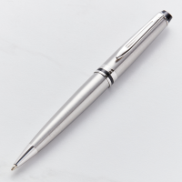 Waterman Expert Stainless Steel Chrome Trim Ballpoint Pen