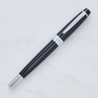 personalised Cross Bailey Black Roller Ball Pen