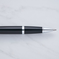 personalised Cross Bailey Black Roller Ball Pen