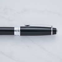 personalised Cross Bailey Black Roller Ball Pen