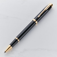 personalised Parker IM Rollerball Pen Black