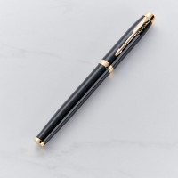 personalised Parker IM Rollerball Pen Black