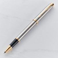 personalised Parker IM Rollerball Pen Silver