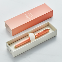 Parker IM Rituals Orange Gold Trim Rollerball Pen