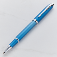 Parker IM Rituals Blue Chrome Trim Rollerball Pen