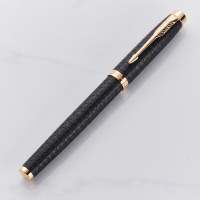 Parker IM Premium Black & Gold Trim Fountain Pen