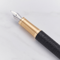 Parker IM Premium Black & Gold Trim Fountain Pen