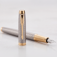 Parker IM Premium Warm Grey Fountain Pen
