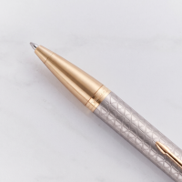 Parker IM Premium Warm Grey Ballpoint Pen