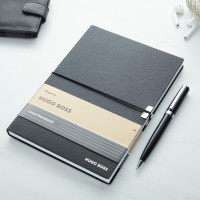 Hugo Boss Set (Ballpoint Pen & Black A5 Note Pad)