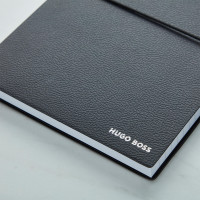 Hugo Boss Set (Ballpoint Pen & Black A5 Note Pad)