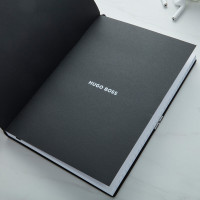 Hugo Boss Set (Ballpoint Pen & Black A5 Note Pad)