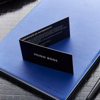 Essential Hugo Boss Lined Notebook Blue