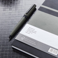 Essential Iconic Hugo Boss Dotted Notebook Khaki Pen Set