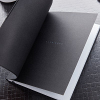 Essential Iconic Hugo Boss Dotted Notebook Khaki Pen Set