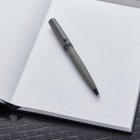 Essential Iconic Hugo Boss Dotted Notebook Khaki Pen Set