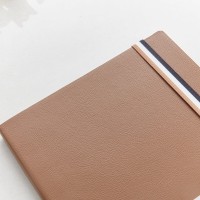 HUGO BOSS Iconic A5 Camel Lined Notebook