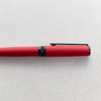 Hugo Boss Set Ballpoint Red Pen & Red A5 Notebook
