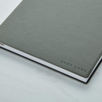 Hugo Boss Dark Green A5 Notebook Set With Ballpoint Pen