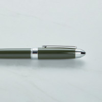 Hugo Boss Dark Green A5 Notebook Set With Ballpoint Pen