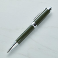 Hugo Boss Dark Green A5 Notebook Set With Ballpoint Pen