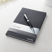 Essential Hugo Boss Black Notebook & Ballpoint Pen Set